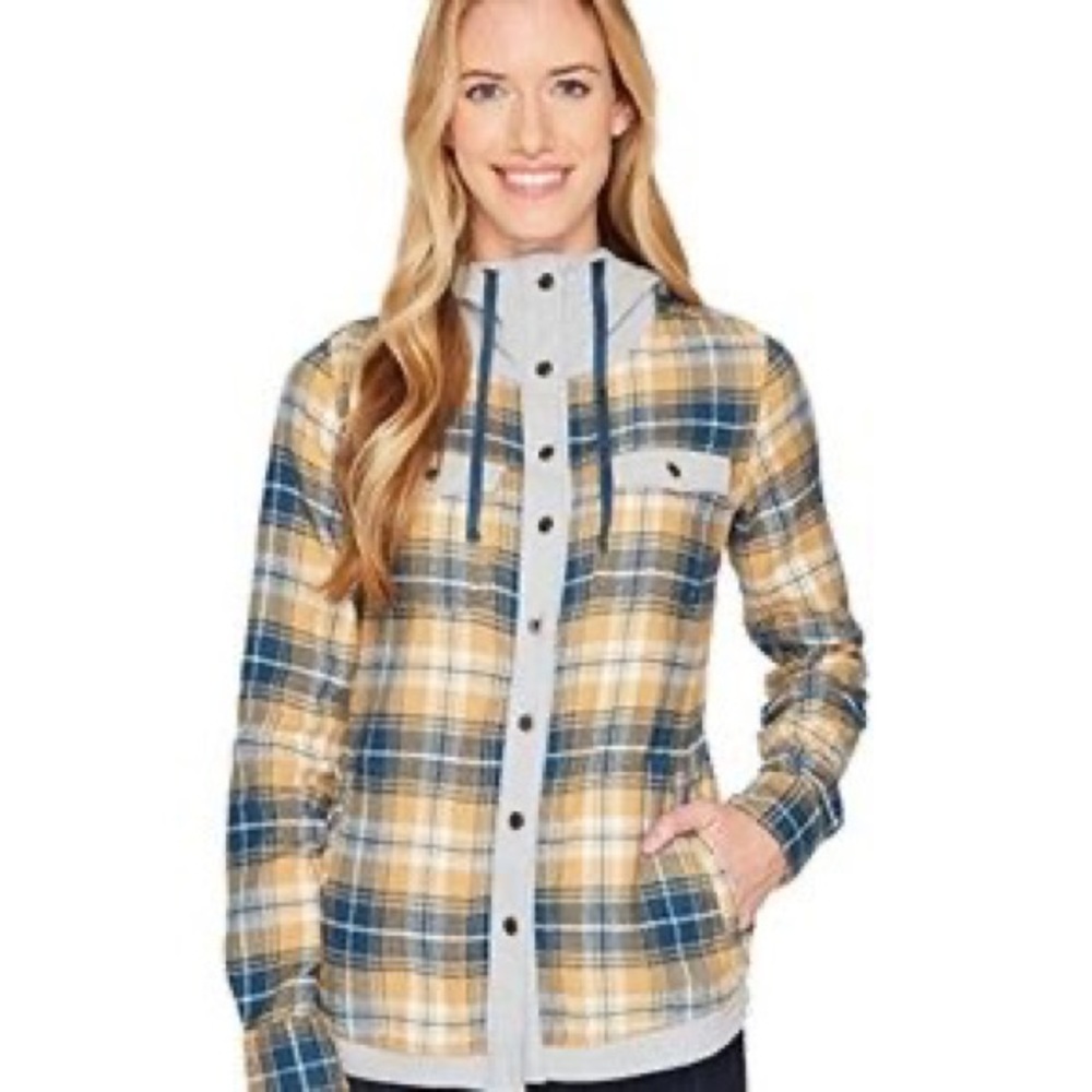 Yellow plaid button down